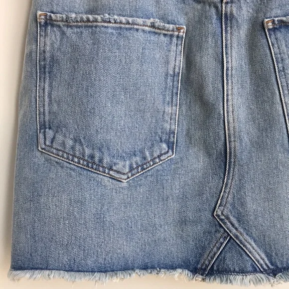 AGOLDE Quinn High Rise Mini Skirt in Devotee 31 - Picture 9 of 12